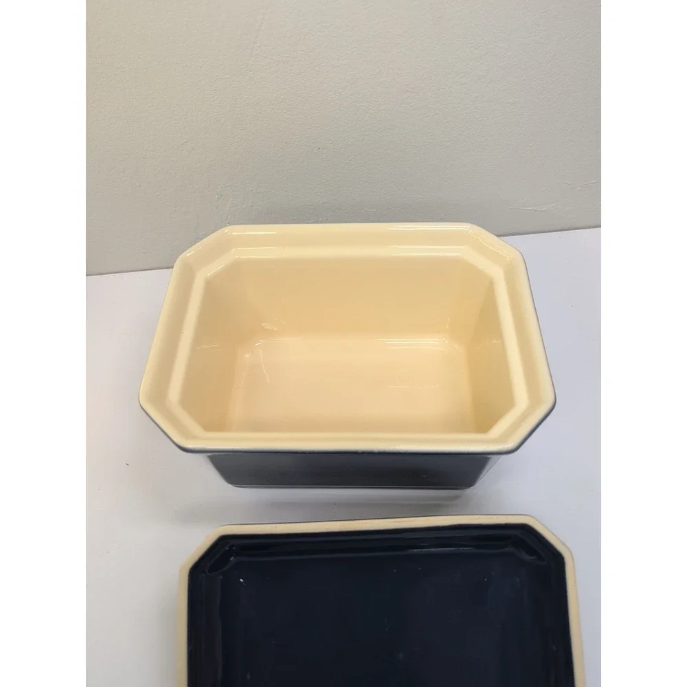 Emile Henry France 58-96 Covered‎ Casserole Dish Blue 8 X 6 